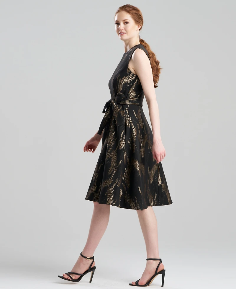 Natori Women's Art Deco Crew Neck Dress