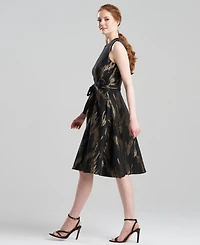 Natori Women's Art Deco Crew Neck Dress