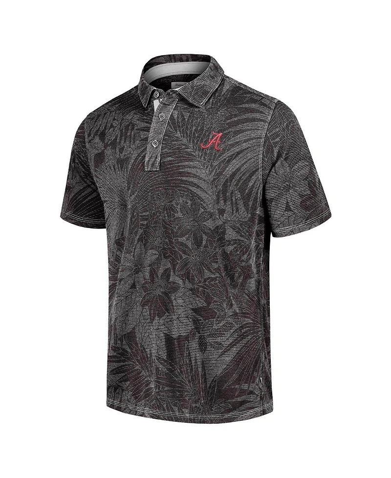 Tommy Bahama Men's Black Alabama Crimson Tide Sport Santiago Paradise Polo Shirt