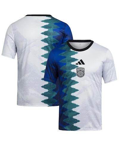 Adidas Big Boys and Girls White San Diego Fc 2025 Gaming Aeroready Pre-Match Top