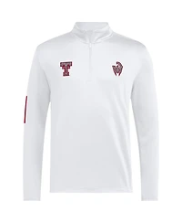 Adidas x Mahomes Men's White Texas Tech Red Raiders Strategy Half-Zip Golf Jacket
