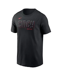 Nike Men's Elly De La Cruz Black Cincinnati Reds City Connect Fuse Name Number T-Shirt