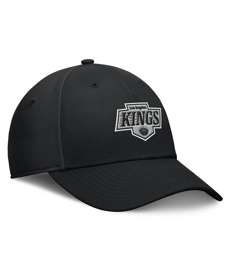Fanatics Men's Black Los Angeles Kings Core Primary Logo Flex Hat