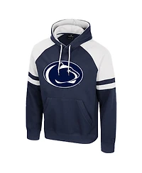 Colosseum Men's Navy Penn State Nittany Lions Todd Raglan Pullover Hoodie