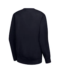 G-iii 4Her by Carl Banks Women's Navy Nashville Predators Team Logo Tri-Blend Fleece Pullover Sweatshirt
