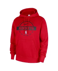 Nike Men's Red Houston Rockets 2025/26 Authentic Practice Club Pullover Hoodie
