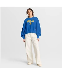 Nike Women's Blue Ucla Bruins Oversized Phoenix Arch Pullover Sweatshirt