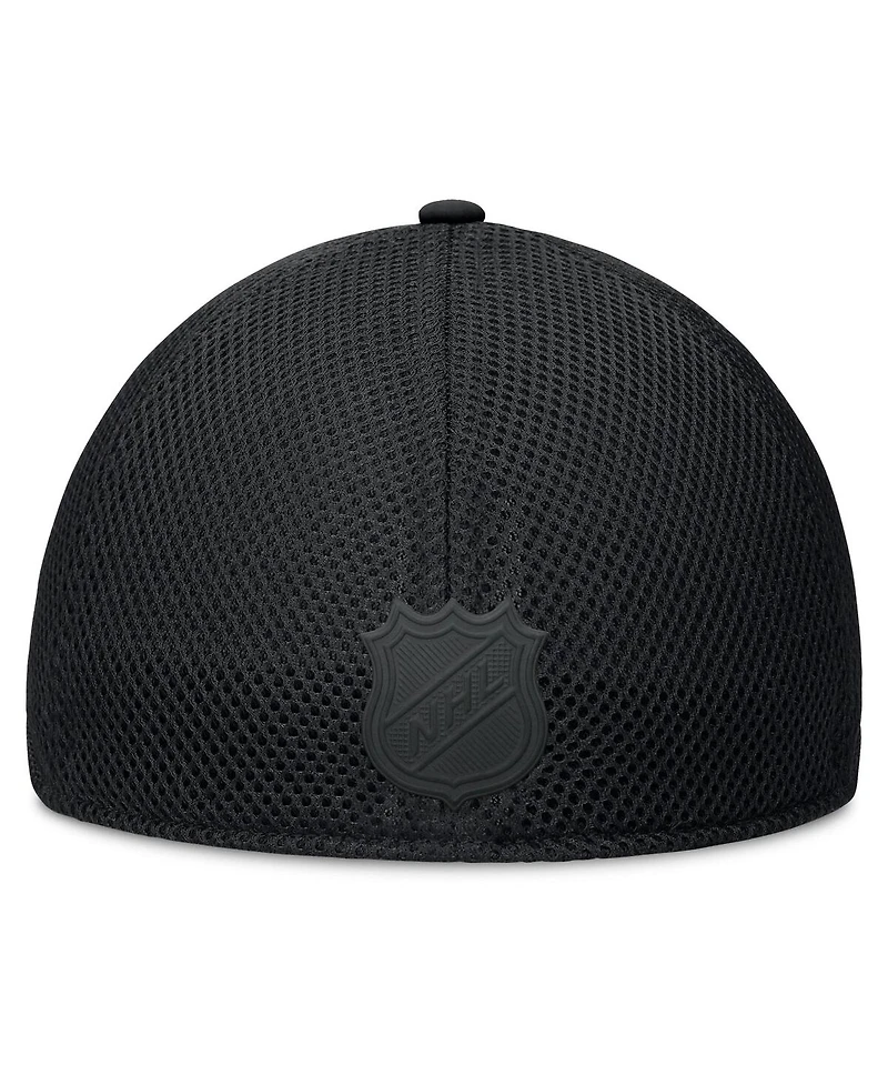 Fanatics Men's Black Carolina Hurricanes Authentic Pro Road Flex Hat