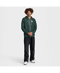 Nike Men's Green Michigan State Spartans 2025 Sideline Standard Issue Dri-fit Full-Zip Hoodie