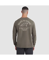 Nike Men's Olive Carolina Panthers 2025 Salute to Service Sideline Long Sleeve T-Shirt