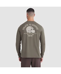 Nike Men's Olive Cleveland Browns 2025 Salute to Service Sideline Long Sleeve T-Shirt