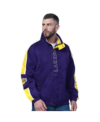Starter Men's Purple Los Angeles Lakers Freestyle Lightweight Full-Zip Jacket