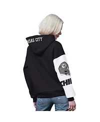 Starter Women's Black Kansas City Chiefs 4th Down Full-Zip Hoodie