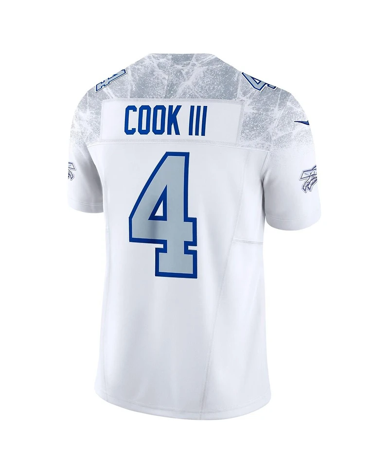Nike Men's James Cook Iii White Buffalo Bills 2025 Rivalries Collection Limited Jersey
