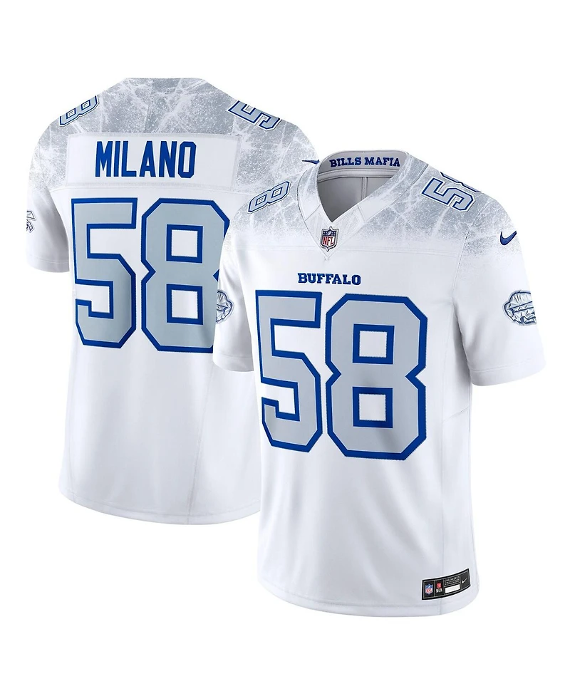Nike Men's Matt Milano White Buffalo Bills 2025 Rivalries Collection Limited Jersey