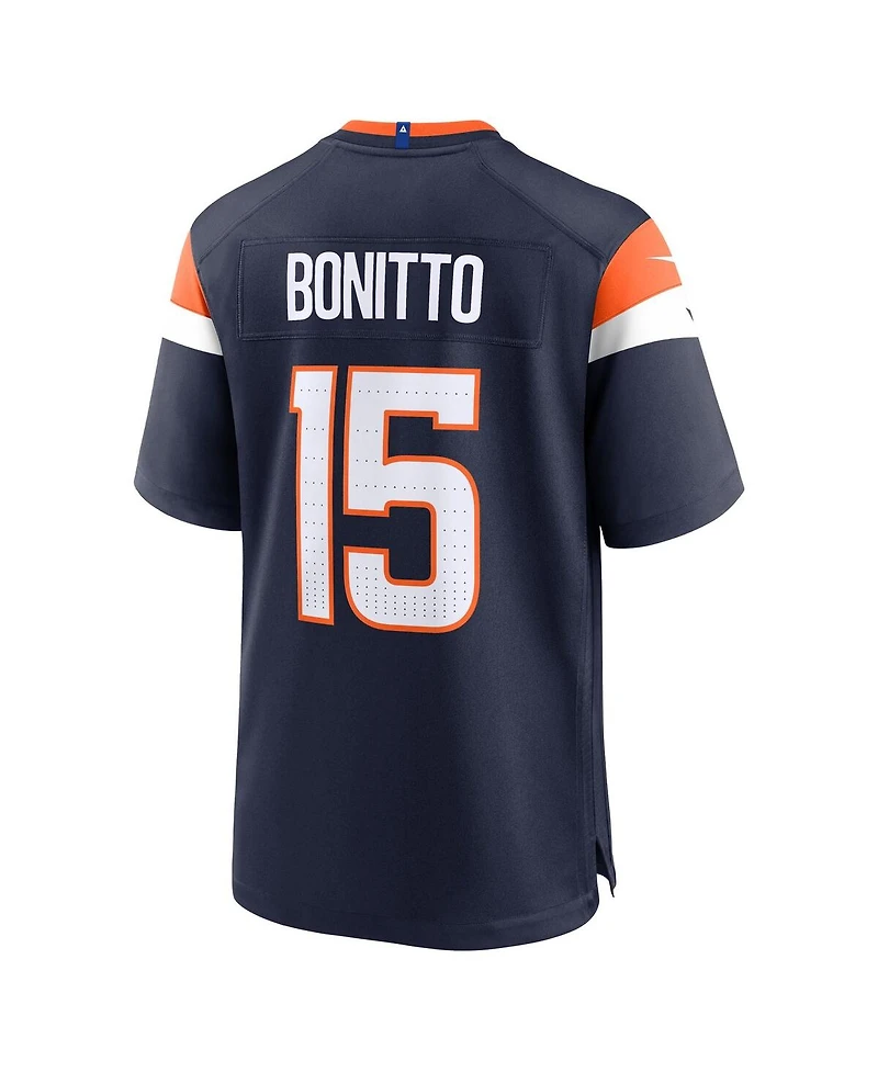 Nike Men's Nik Bonitto Navy Denver Broncos Alternate Game Jersey