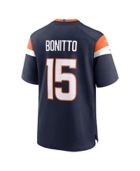 Nike Men's Nik Bonitto Navy Denver Broncos Alternate Game Jersey