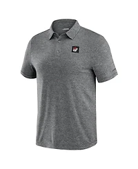 J. Palmer Men's Heather Black Georgia Bulldogs Four Down Polo Shirt