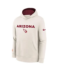 Nike Big Boys and Girls Natural Arizona Cardinals 2025 Rivalries Collection Club Hoodie