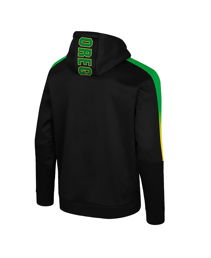 Colosseum Men's Black Oregon Ducks the Gang Blackout Hoodie