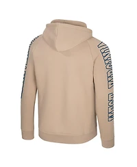 Colosseum Men's Tan West Virginia Mountaineers Big Break Raglan Hoodie
