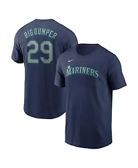 Nike Men's Cal Raleigh Navy Seattle Mariners Name Number Player Nickname T-Shirt