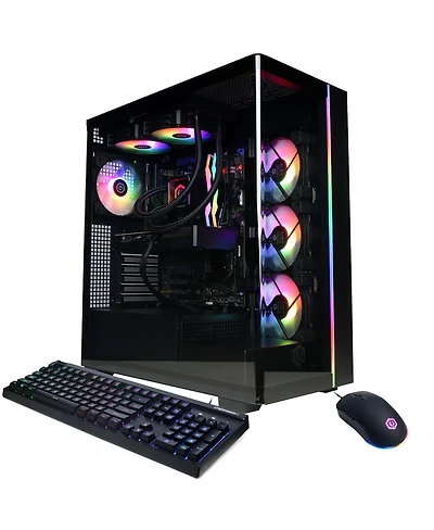 CyberPowerPC Gamer Supreme Liquid Cooled Gaming Desktop Computer, Amd Ryzen 7 9700X 3.8GHz, 32GB Ram, 2TB Ssd, Nvidia GeForce Rtx 5070 12GB, Windows