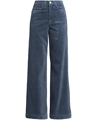 Lands' End Women's High Rise Wide Leg Corduroy Pants