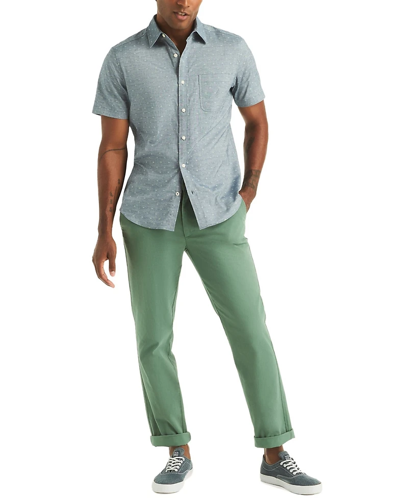 Nautica Men's Printed Short Sleeve Shirt