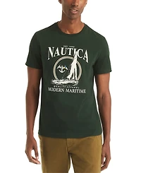 Nautica Men's Sail Printed Crewneck T-Shirt
