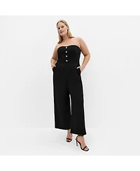 City Chic Women's Alexi Strapless Jumpsuit