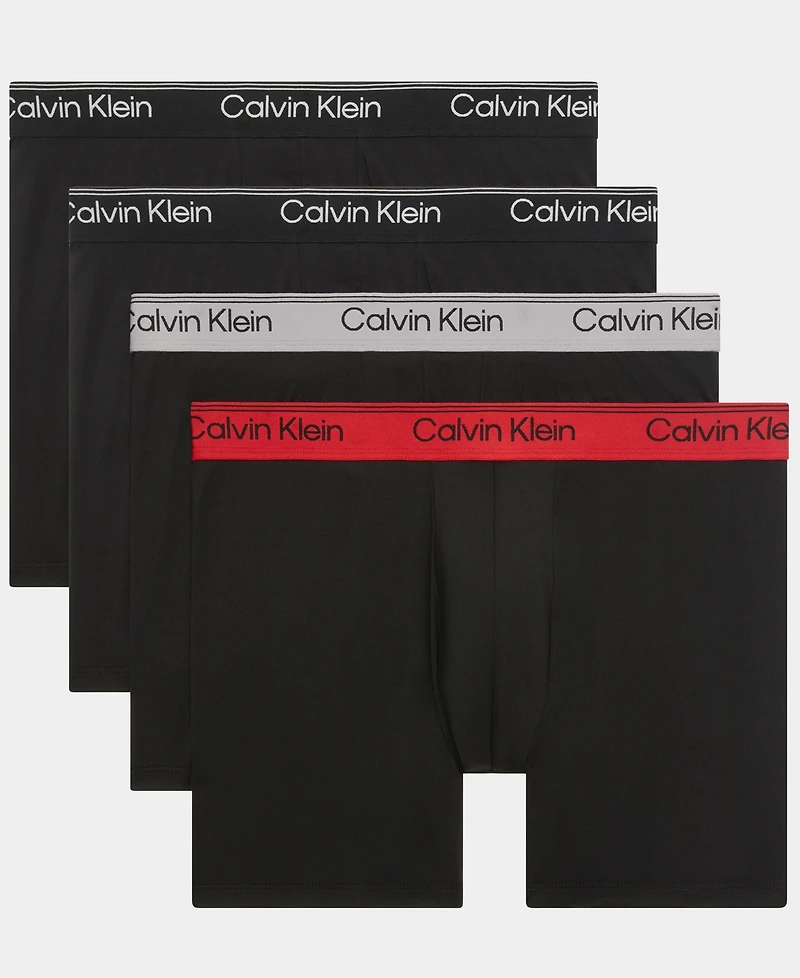Calvin Klein Men's 4-Piece Micro Stretch Boxer Brief Set