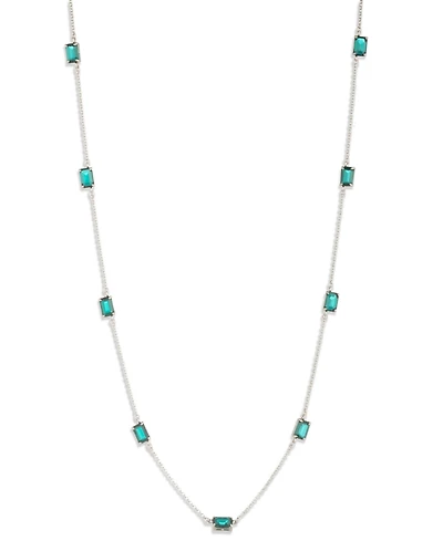 Lauren Ralph Lauren Epoxy Stone Station Collar Necklace