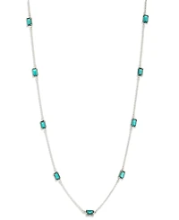 Lauren Ralph Lauren Epoxy Stone Station Collar Necklace
