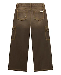 Guess Boys 8-18 Oversize Cargo Yarn Dye Denim Jeans