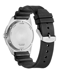 Citizen Eco-Drive Men's Sport Casual Black Polyurethane Strap Watch 43mm