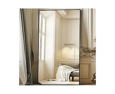Antok Full Length Mirror 81"x41" Oversized Floor for Living Room Cloakroom Rect Style