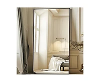 Antok Full Length Mirror 81"x41" Oversized Floor for Living Room Cloakroom Rect Style