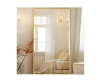 Antok Full Length Mirror 81"x41" Oversized Floor Mirror for Living Room Cloakroom Rect Style