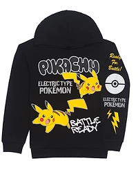 Pokemon Boys 5-20 Graffiti Detail Long Sleeves Hoodie