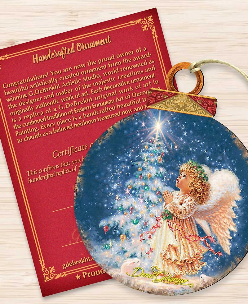 Designocracy My Christmas Wish Christmas Ornament