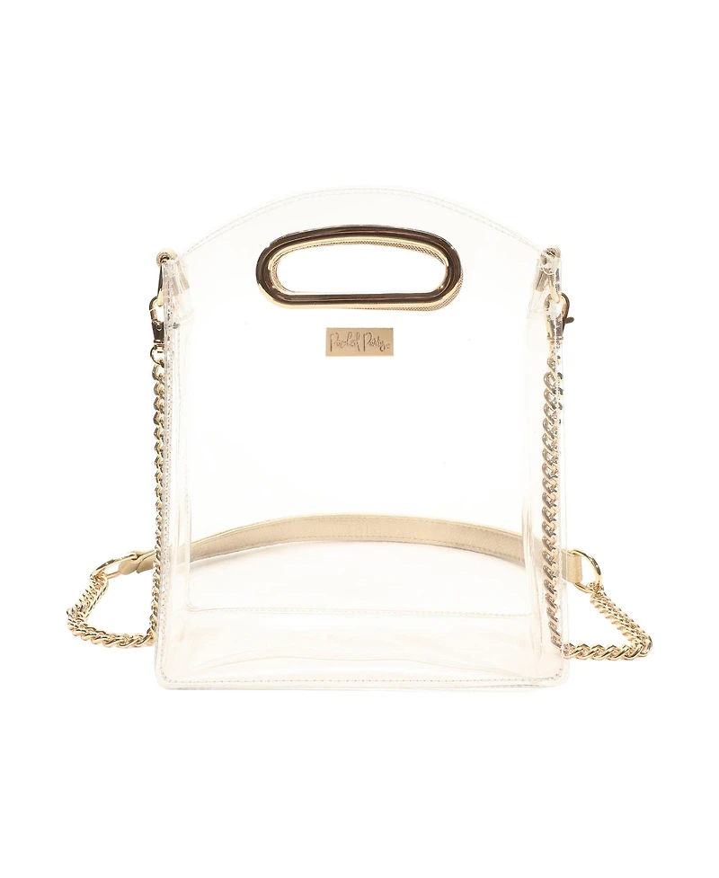 Packed Party Clear Stadium Crossbody Bag Women Fashion Clear Purse or Handbag Trendy Look for Ladies at Work, Travel, and Game Day
