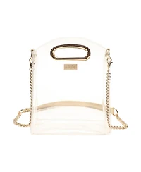 Packed Party Clear Stadium Crossbody Bag Women Fashion Clear Purse or Handbag Trendy Look for Ladies at Work, Travel, and Game Day