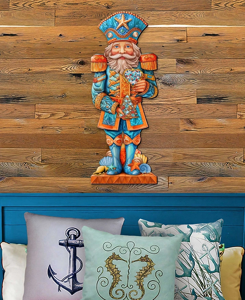 Designocracy Nutcracker Outdoor Door Decor