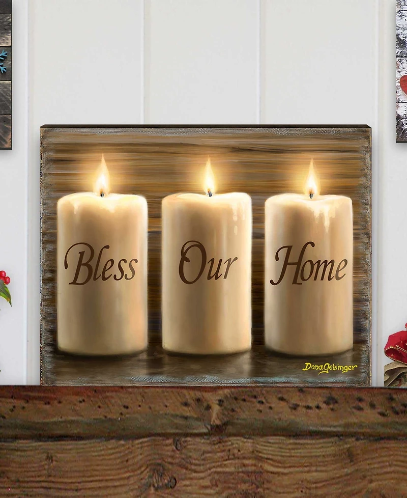 Designocracy Bless Our Home Wall Art by D. Gelsinger