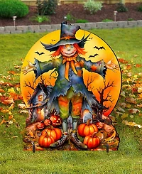 Designocracy Scarecrow Outdoor Decor