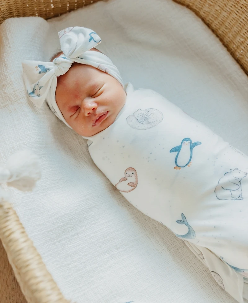 Copper Pearl Baby Arctic Wonde Knit Blanket