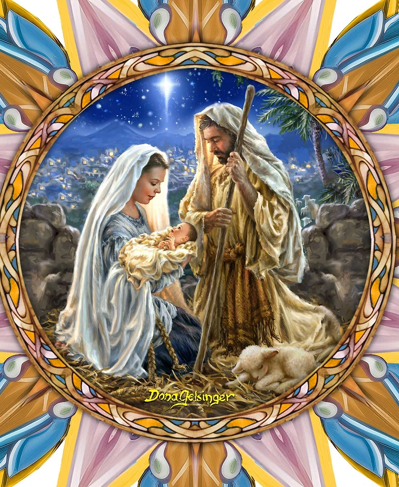 Designocracy Glory to God by D.Gelsinger Tree Topper