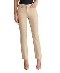 Jones New York Women's Lexington Mid Rise Straight Leg Denim Jeans