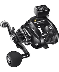 Piscifun Alijoz 400 Lc Trolling Reel w/ Line Counter, Low Profile Casting Reel 38Lbs Max Drag 8+1 Stainless Reel for Fresh & Saltwater Musky 5.5:1 Gea